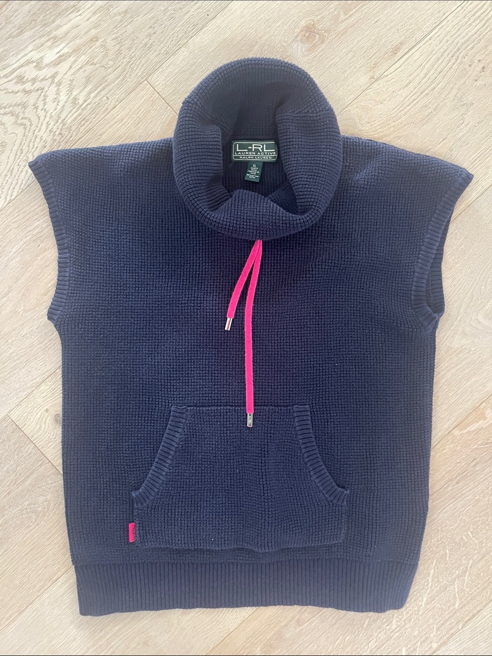 Ralph Lauren Active Knit Sleeveless Turtleneck Sweater